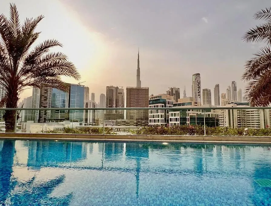 Noma Fairview - Burj Khalifa View Stunning Apartment In Business Bay Dubai